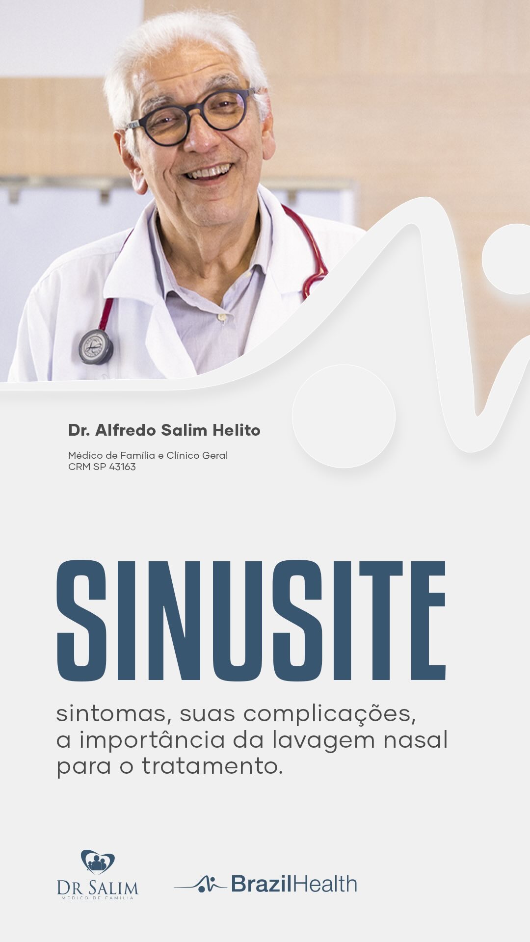 No vídeo de hoje, mergulhamos no universo da sinusite.
Explico o que é, como acontece e quais são os sintomas comuns, incluindo aqueles da sinusite crônica, que podem surpreender muitos. Inclusive, sabia que a tosse pode ser um sintoma comum de sinusite crônica?
Destaco os problemas que podem surgir com a sinusite mal tratada, incluindo complicações graves como meningite e problemas no globo ocular.
E a dica principal para quem sofre com sinusite: a lavagem nasal!
Assista ao vídeo completo para aprender mais sobre esse problema e descubra como cuidar da sua saúde nasal. 🌬️👃
#sinusite #saudenasal #cuidado #prevencao #saude #lavagemnasal