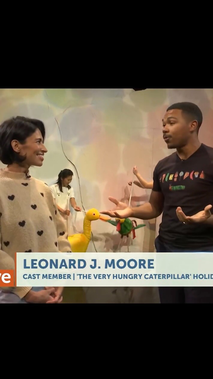 First LIVE news segment in the books 📚 📖 📕
I couldn’t be more thankful to @caterpillarshow and our amazing team for trusting me to be the voice of this amazing show ❤️ and I can’t thank @nbccalive & @nbcla enough for this incredible segment!
@jessicavilchis is stunning and @paulmmyers behind the camera had us all looking amazing 🤩
I just feel super happy and blessed to be able to celebrate this first experience with the love of my life @paula.macchi and our amazing cast mate @iambeckipark
If you have the kiddos, bring em to the show!!! We’re running until Jan 21st at the El Portal theater and we’d love to see you there! ❤️❤️❤️
#kidstheatre #theveryhungrycaterpillar #ericcarle #latheatre #childrenstheatre