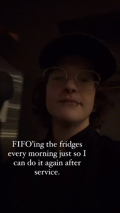 Oh the joys of organizing the fridge. 😅 #chefhumor