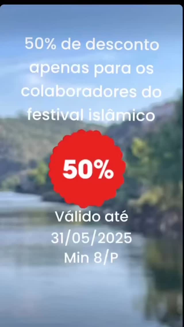 Passamos aqui para avisar que estamos com uma campanha de 50% de desconto nos nossos passeios de barco para os colaboradores deste festival islâmico, para mais informações entrem em contacto connosco, até já!
.
.
#boat #boattours #passeios #passeiosdebarco #guadiana #guadianariver #mértola #visitmertola #mertolavilamuseu #turismo #turismoalentejo #turismoportugal