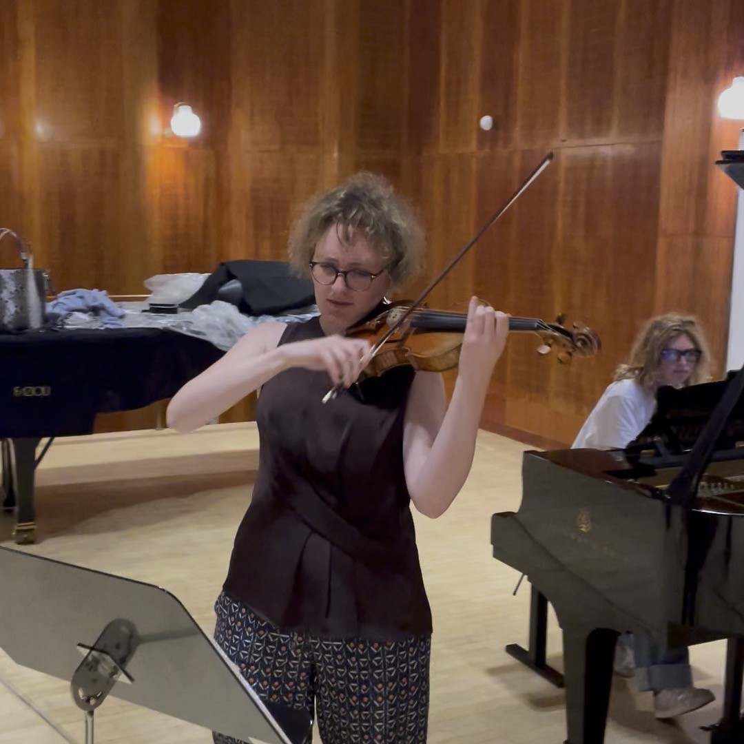 •• Recording Ukrainian Poem 🇺🇦 by Stankovych 💥🎻🔥 .
.
.
.
.
.
.#recording #composer #contemporarymusic #ukrainianmusic #ukrainiancomposer #violin #violinist #classicalmusic #stage #performance #microphones #pianist #steinway #steinwayandsons