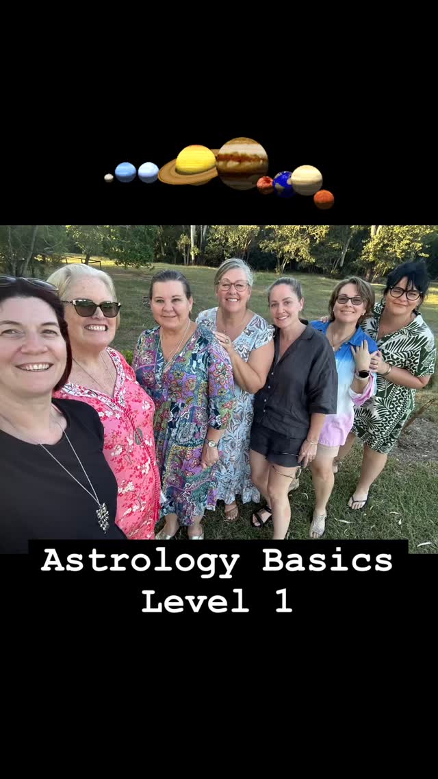 What a way to enjoy my weekend levelling up my Astrology skills with this amazing crew. Big shout out and thanks to @susanallan9398 from @downtoearthastrology_wellness who always turns the complicated into simple and easy to understand.
We all loved the high vibes, shared stories and learning about ourselves and others.
This is my second time doing this course and I 100% recommend.
#astrology #astronomy #spiritguides #earthangel #personalgrowth #ancientwisdom #townsvillesmallbusiness