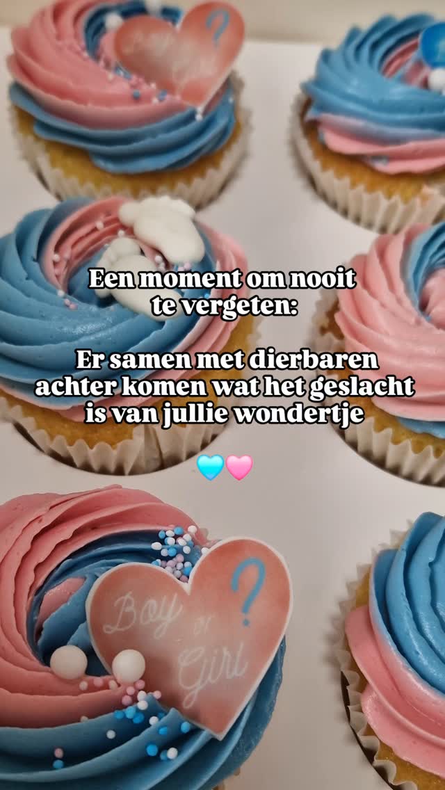 Een droom die uitkomt!🫄🏼
Samen achter het geslacht komen van het kindje dat jullie voor het eerst papa en mama gaat maken, of misschien wel het kindje dat jullie gezin compleet maakt of het kindje waar jullie al zo lang van dromen👶🏼
Het is niet "even" naar de verloskundige gaan en te horen krijgen "nou, alles is prima met baby, oh en het is een meisje. Fijne dag nog."
Het is een moment om bij stil te staan, om te koesteren en om te vieren! En hoe leuk is het dan om dat moment nog een stukje mooier te maken met een heerlijk, speciaal voor jullie gemaakt, gebakje? Neem een hap en laat je verrassen door de kleur van de heerlijke chocolade vulling 🧁🫶🏻
Samen maken we er een moment van om nooit te vergeten 🩵👶🏼🩷
#suikertijd #babygirl #babyboy #genderreveal #zwanger #inverwachting #mooiemomentenmaakjesamen #cupcakesoldenzaal #minicupcakes #lekkersbijdekoffie #Oldenzaal #Enschede #Losser