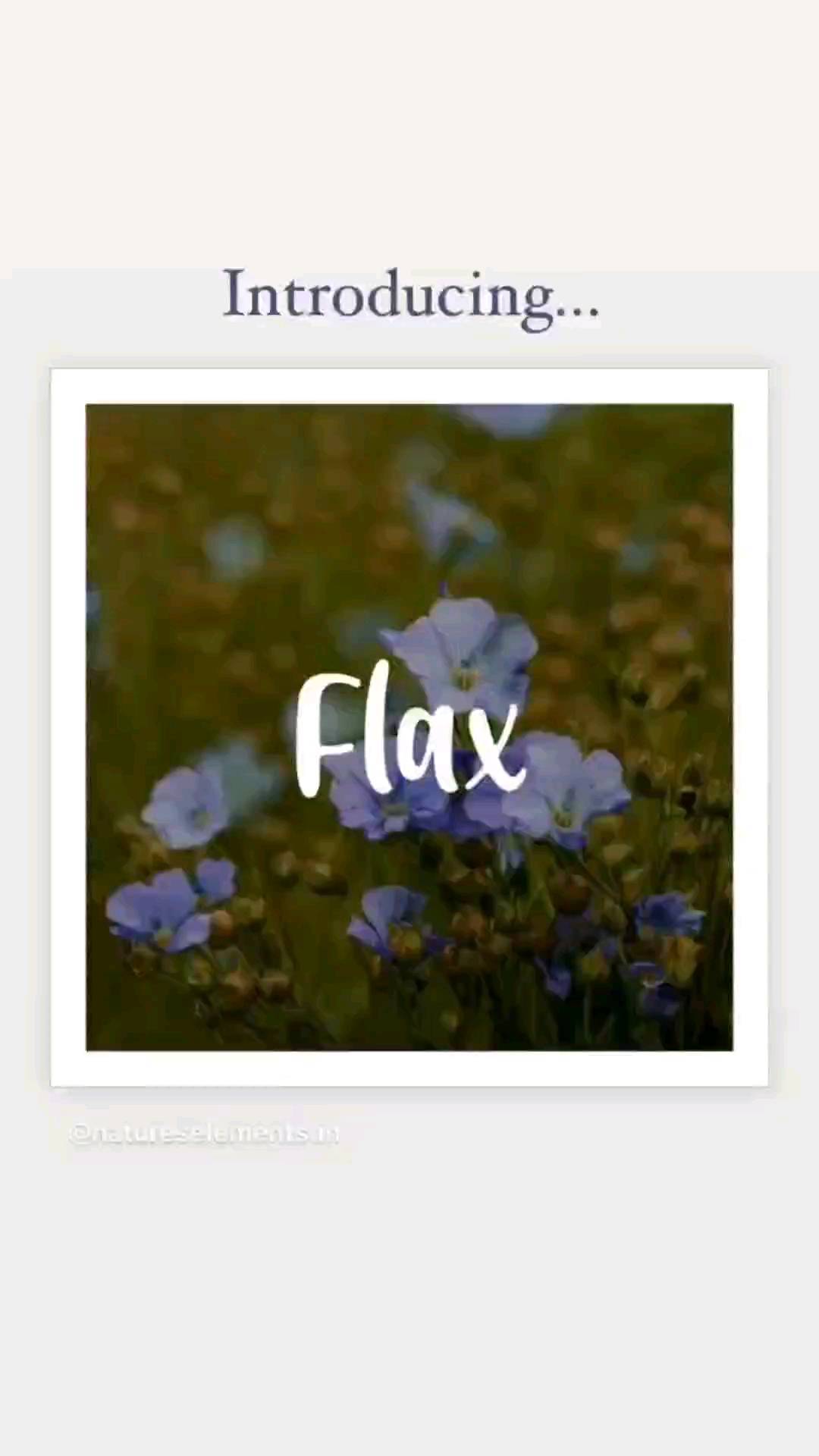 Flax Seeds all the Way!