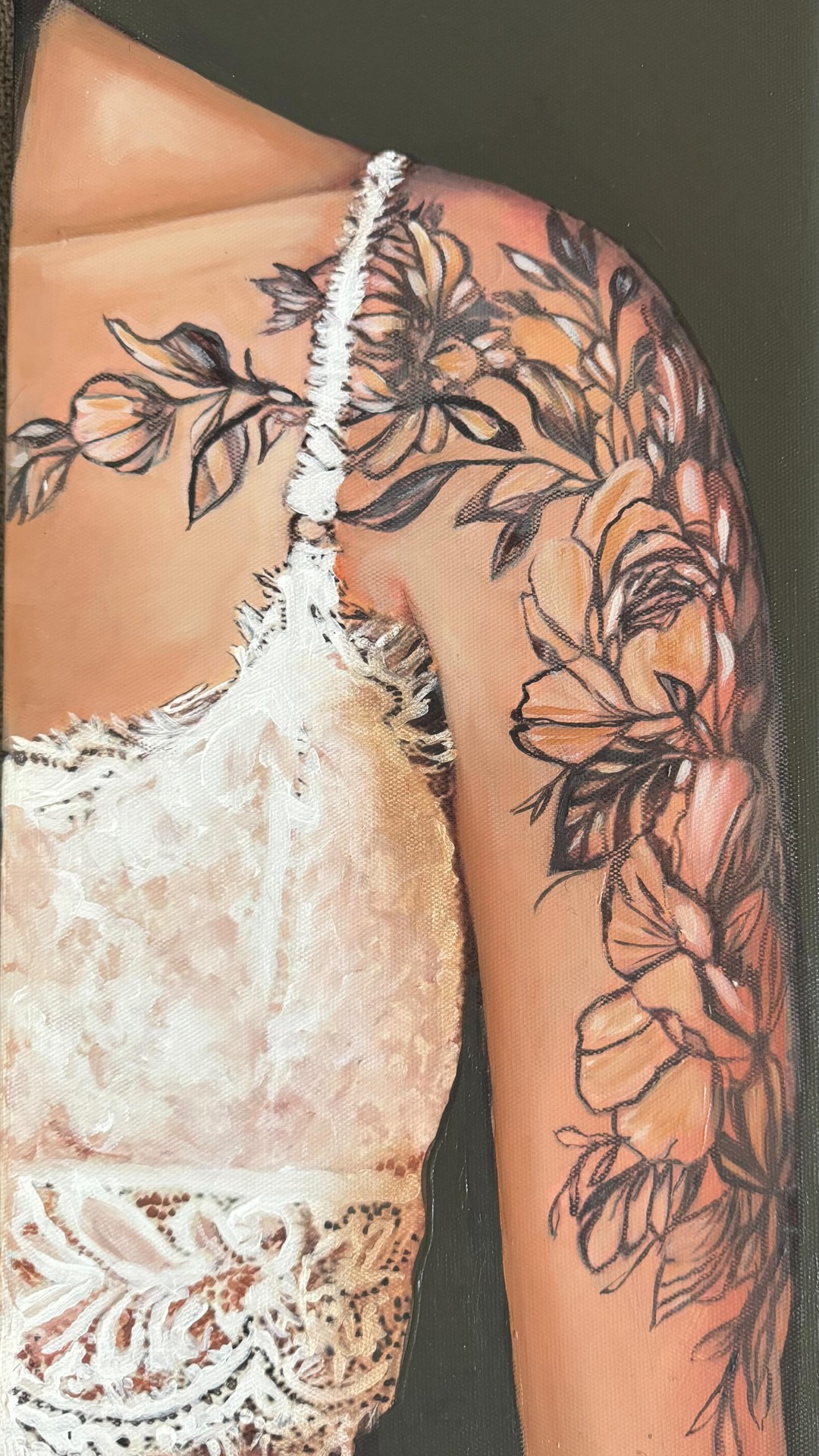 Love all the threads of connection between stories, stitches, words and paint 🧡🧡