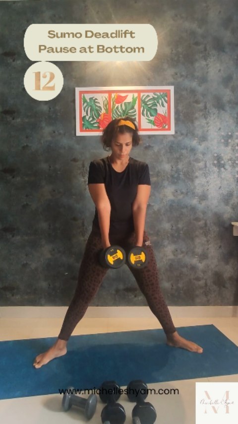 #day12 #sumoworkout #glutesworkout #deadlift #stronglegs #adventseries #michelleshyam