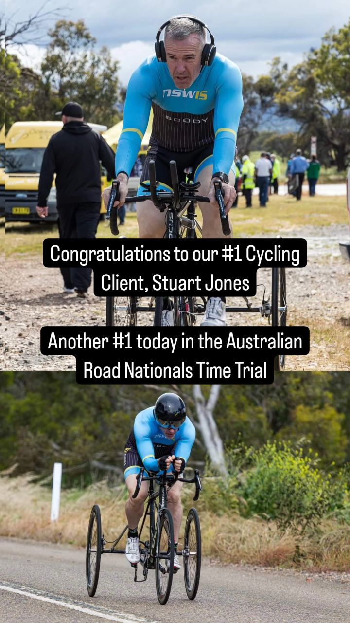 He has done it again...for the 8th consecutive time. 1st place in the Individual Time Trial. Bravo Stuart...amazing effort!
#paracycling #athletepreparation #auscycling #mortdalesportsmassage