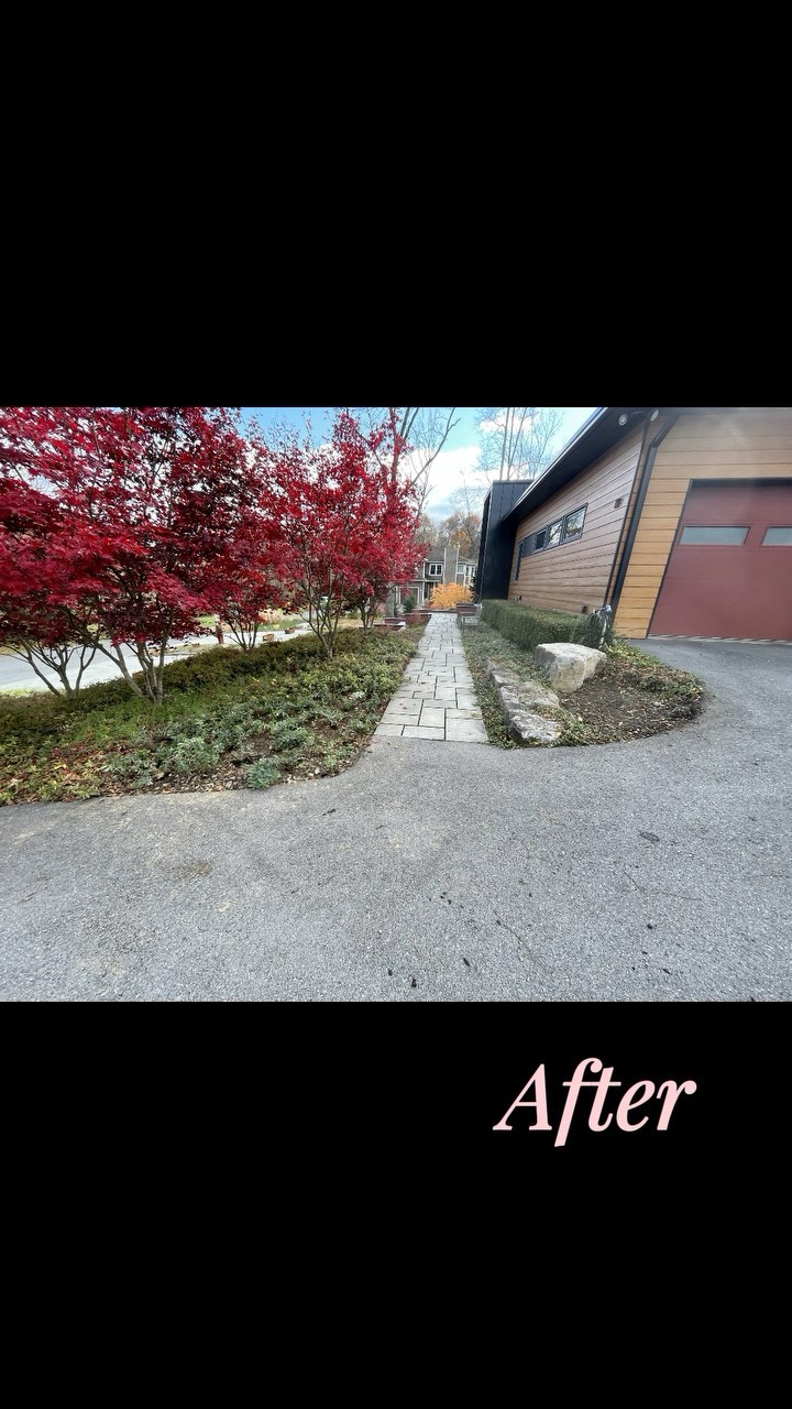 Our crew updated this front entrance garden by removing some Miscanthus grasses that grew too big for the space and replacing them with a lower growing Hypericum.
-
-
-
#landscapemakeover #entrancegarden #flagstone #frontsidewalk #landscapedesigner #gardenideas #gardenphotography #pennstate #statecollege #landscaper #yondermountain #conservation