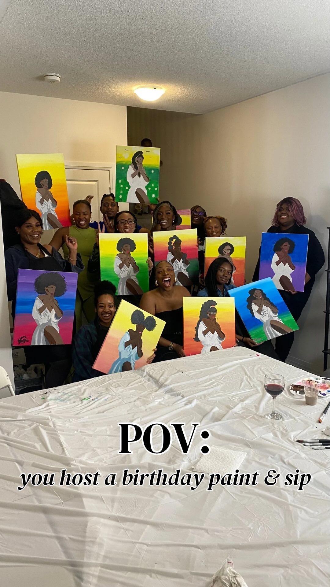 The perfect addition to your event! 🥂
We had a great time facilitating this private paint & sip. It was so fun to open up the birthday celebrations with some creativity and set the vibes for the rest of the night!
Visit us on our website to book with us! LINK IN BIO 🎨