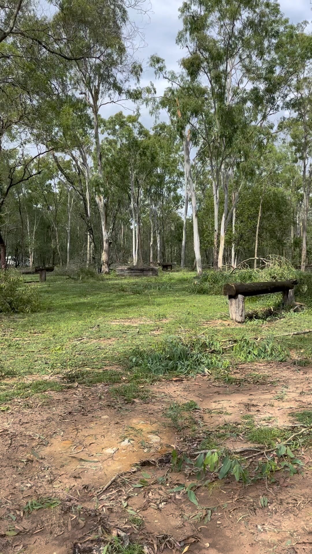 A few new cross country fences. Day yard’s destroyed. Thank goodness no horses in there. I still can’t believe they all survived! Very scary. Definitely a Christmas we will never forget. Let the clean up begin.🤦♀️