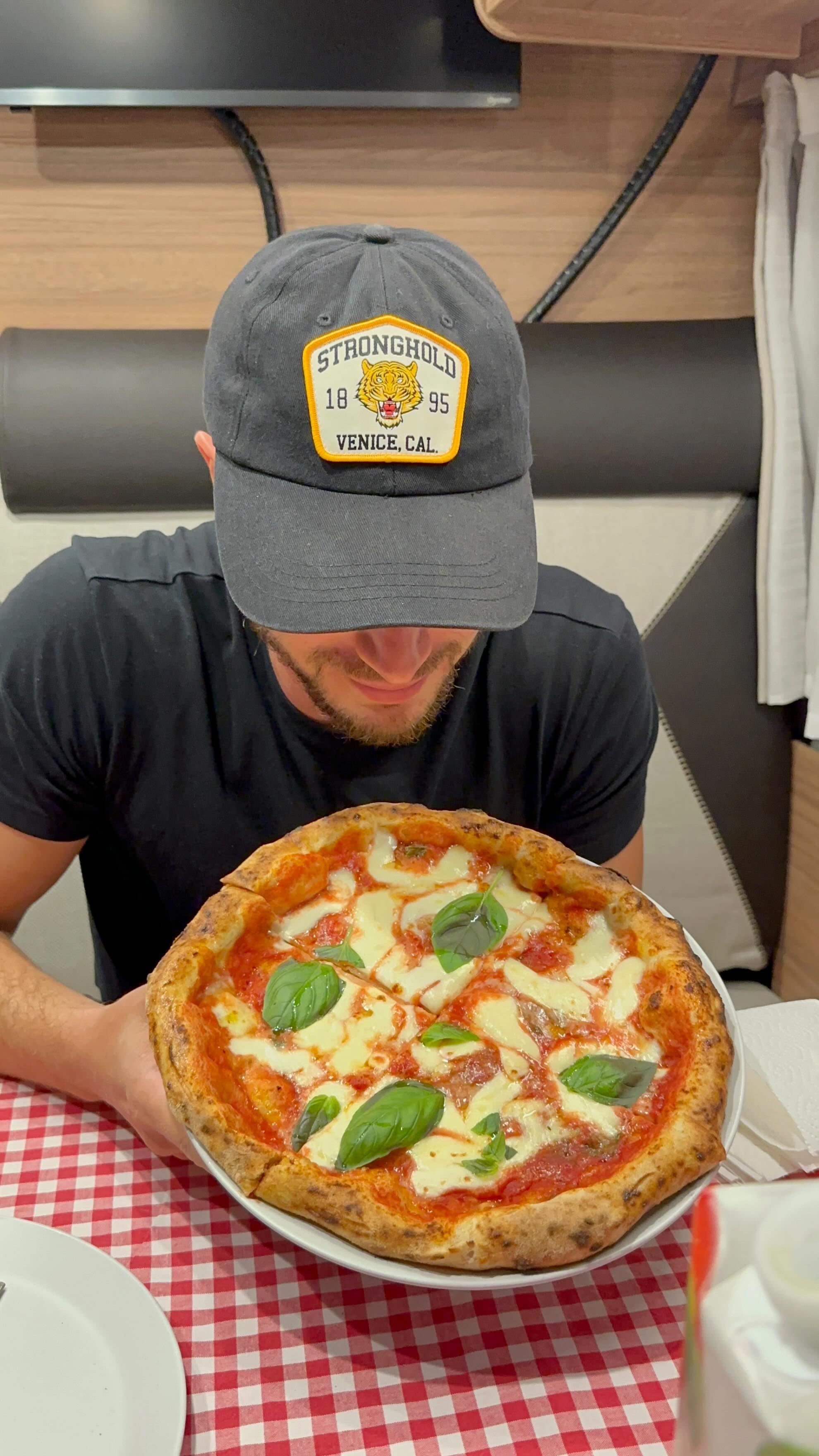 Handcrafted in the cozy Webcamper: there is magic in making pizza from scratch. 🍕🚐✨ #CamperCooking #homemademagic #webcamper