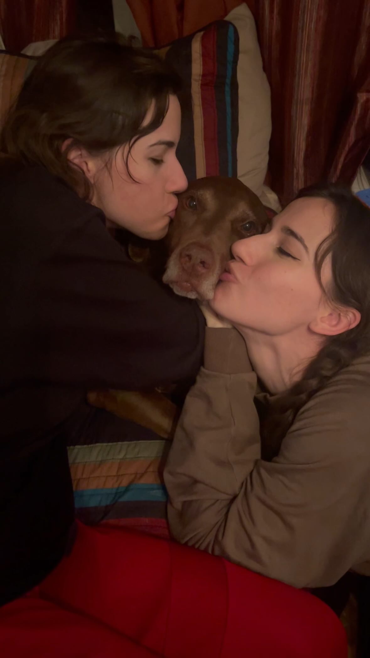 She secretly loves the affection….I think…😂
@veronicahuber_ @_allisonhuber_