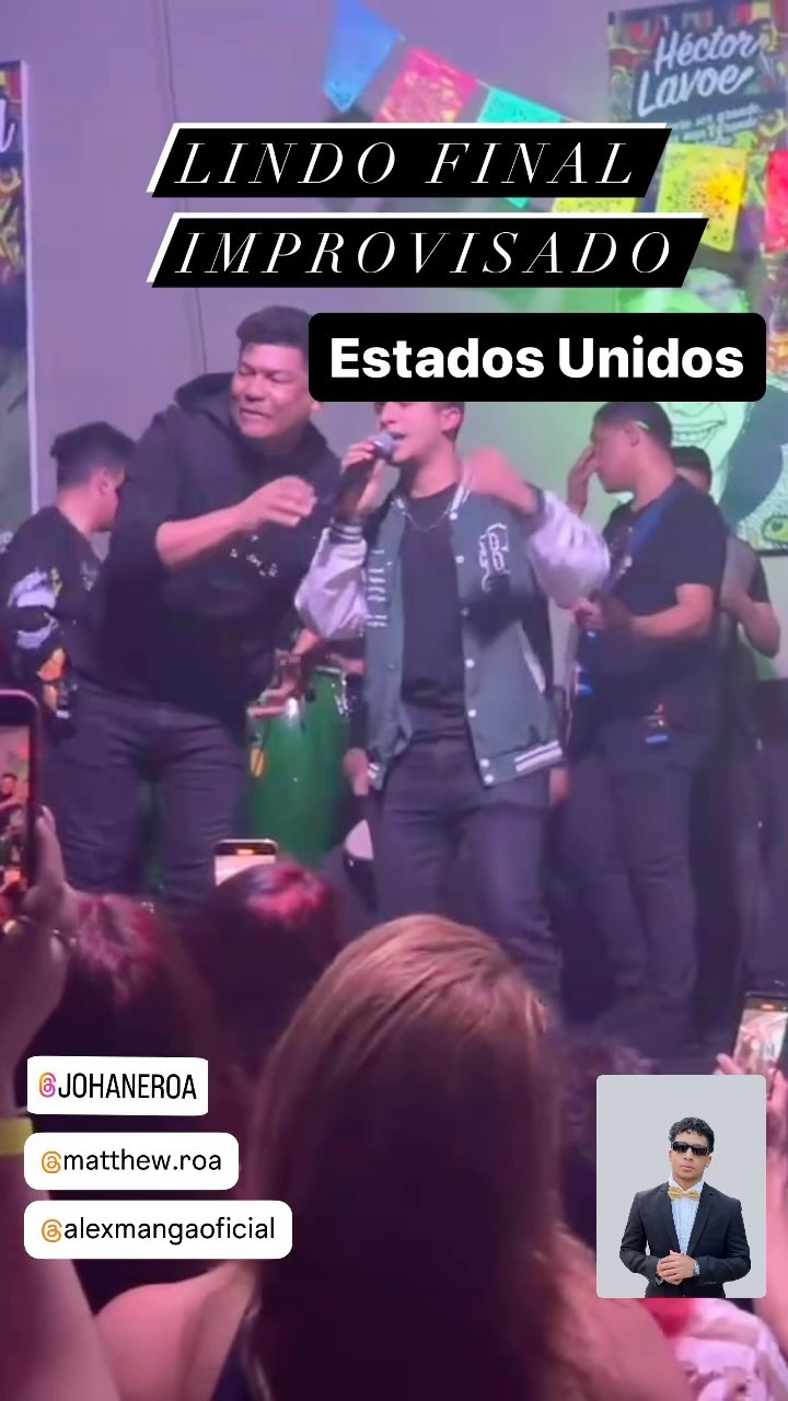 Alex Manga invita a Matthew Roa un newyorkino con sangre colombiana a interpretar una canción del @binomiooficial Como Te Olvido. New Jersey USA 2024