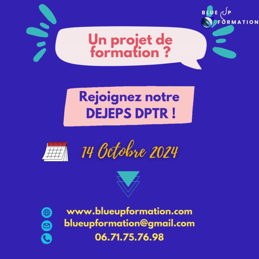 🌊 En mer ! vers notre prochain DEJEPS DPTR chez Blue Up Formation ! 🌊
Nous sommes ravis d'annoncer notre prochain DEJEPS Développement de Projets, Territoires et Réseaux (DPTR) !
📆 Dates : Du 14 octobre 2024 au 17 octobre 2025
📍 : Formation en Blended learning, en ligne et en présentiel
Pourquoi choisir le DEJEPS DPTR chez Blue Up Formation ?
🔹 Formation Complète : Une année intense de développement de compétences en gestion de projets, animation de territoires. 🌐
🔹 Accompagnement Personnalisé : Nos formateurs expérimentés vous guideront à chaque étape, assurant un apprentissage enrichissant et adapté à vos besoins. 🎓
🔹 Apprentissage Pratique : Mettez en pratique vos connaissances grâce à des projets concrets et des cas réels en emploi, en situation de stage ou en contrat d'alternance. 🛠️
🔹 Réseautage : Rejoignez un réseau dynamique de professionnels et de stagiaires partageant la même passion pour le développement territorial et la gestion de projets. 🤝
Inscrivez-vous dès maintenant et embarquez pour une aventure formatrice exceptionnelle ! ⛵
Pour plus d'informations et pour vous inscrire, visitez notre site :
www.blueupformation.com ou contactez-nous par email à blueupformation@gmail.com
Animer votre avenir est notre métier, développer vos compétences est notre ambition ! 🌍✨
#BlueUpFormation #DEJEPS #DPTR #Formationenligne #Gestiondeprojets #Développement