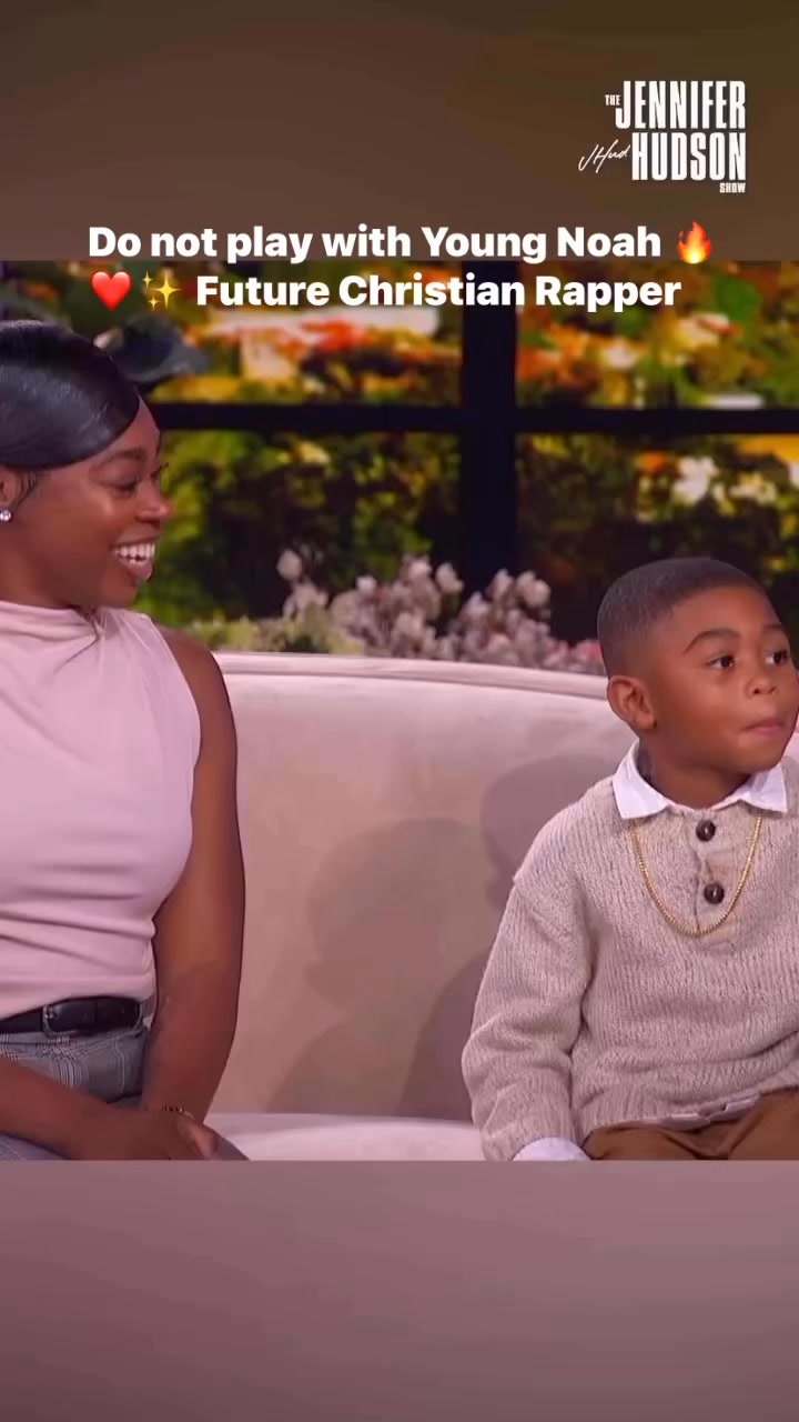 He is the cutest little thing! I pray that his personality never changes and that his dream comes true. 🥰🥰❤️ I’m rooting for you Young Noah!! #christianrapper #JenniferHudson #FutureStars #futuregenerations #Godisincontrol