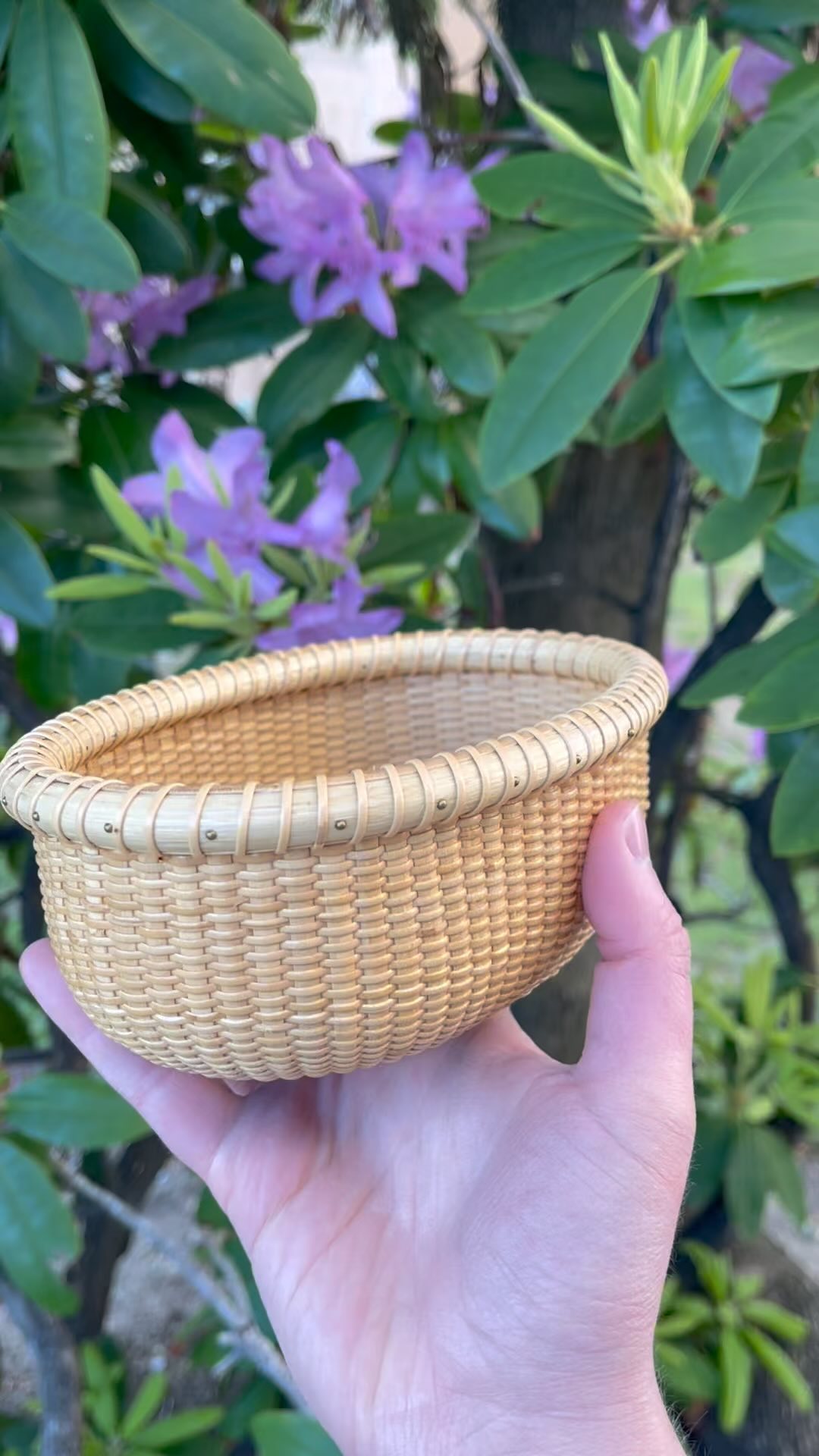 Some recent work ✨You can find this basket at @ackhistory’s museum shop at the Hadwen House!