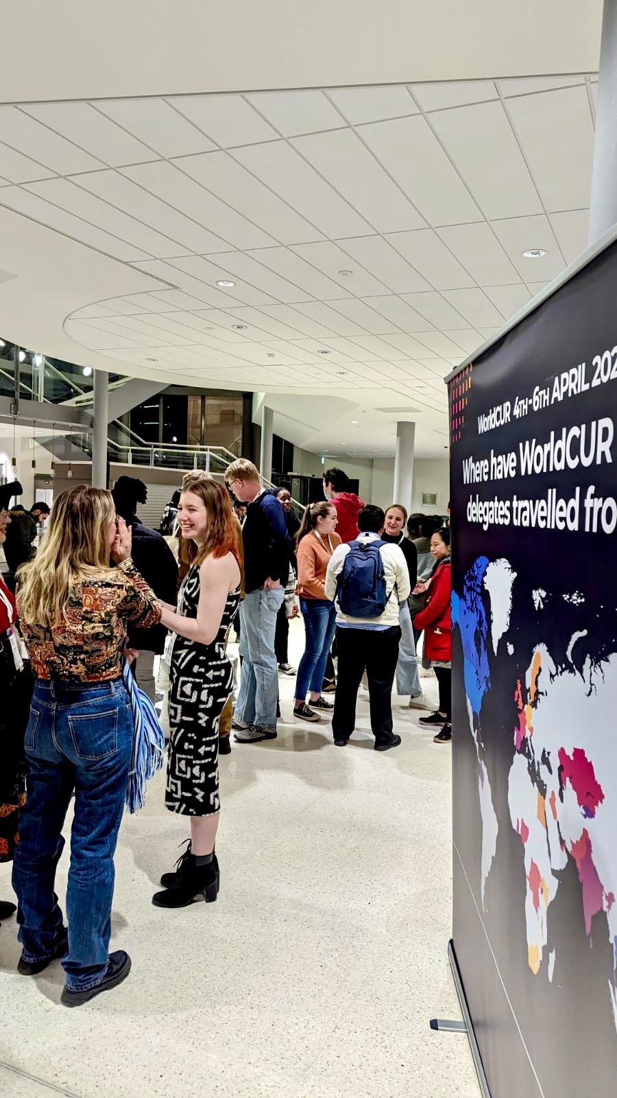 Our students from CWU and VSU SWAP chapters had an incredible first day at the World Congress on Undergraduate Research (WorldCUR) at the University of Warwick!
🌍 They were in awe of the incredible research sessions they attended and the diverse range of topics being discussed. From sustainability and climate change to social justice and human rights, our students were amazed at the breadth of research being presented.
🤝 They also had the opportunity to network with incredible individuals from around the globe, building international research partnerships and exchanging ideas on global issues.
👏 Let’s give a huge round of applause to our amazing students for representing Central Washington University and Valdosta State University with such professionalism and passion. We can’t wait to see what the rest of the conference has in store for them! #WorldCUR #UndergraduateResearch #InternationalCollaboration #CentralWashingtonUniversity #ValdostaStateUniversity #UniversityOfWarwick #StudentLife #GlobalIssues #ResearchPartnerships #UK #Networking #ResearchConference