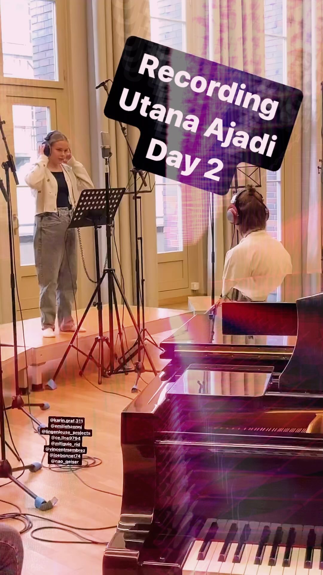 Utana Ajadi Recording Day 2