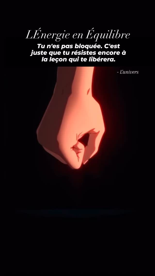 TU N’ES PAS BLOQUÉ… TU RÉSISTES.
Ce que tu appelles « blocage » est souvent une résistance intérieure.
Une peur de lâcher. De sentir. De changer.
Une partie de toi s’accroche à l’ancien, même si ça fait mal.
Pas parce que tu es faible.
Mais parce que tu as appris à te protéger.
À survivre, pas à t’épanouir.
Et si ce « blocage » était en fait un signal ?
Un appel à revenir à ton énergie originelle, à écouter ce qui en toi demande à être entendu, accueilli, libéré ?
Tu n’as pas besoin d’être sauvé.
Juste accompagné pour traverser.
Je suis là pour ça.
Et toi, que ressens-tu derrière ton blocage ?
Partage en commentaire ou écris-moi en privé si tu veux aller plus loin
#BlocagesÉmotionnels #ÉnergieEnÉquilibre #CoachingÉnergétique #TransformationIntérieure #TravailSurSoi #ÉveilDeConscience #LibérationÉmotionnelle #Hypersensibles #ReconnecteToi #energieoriginelle