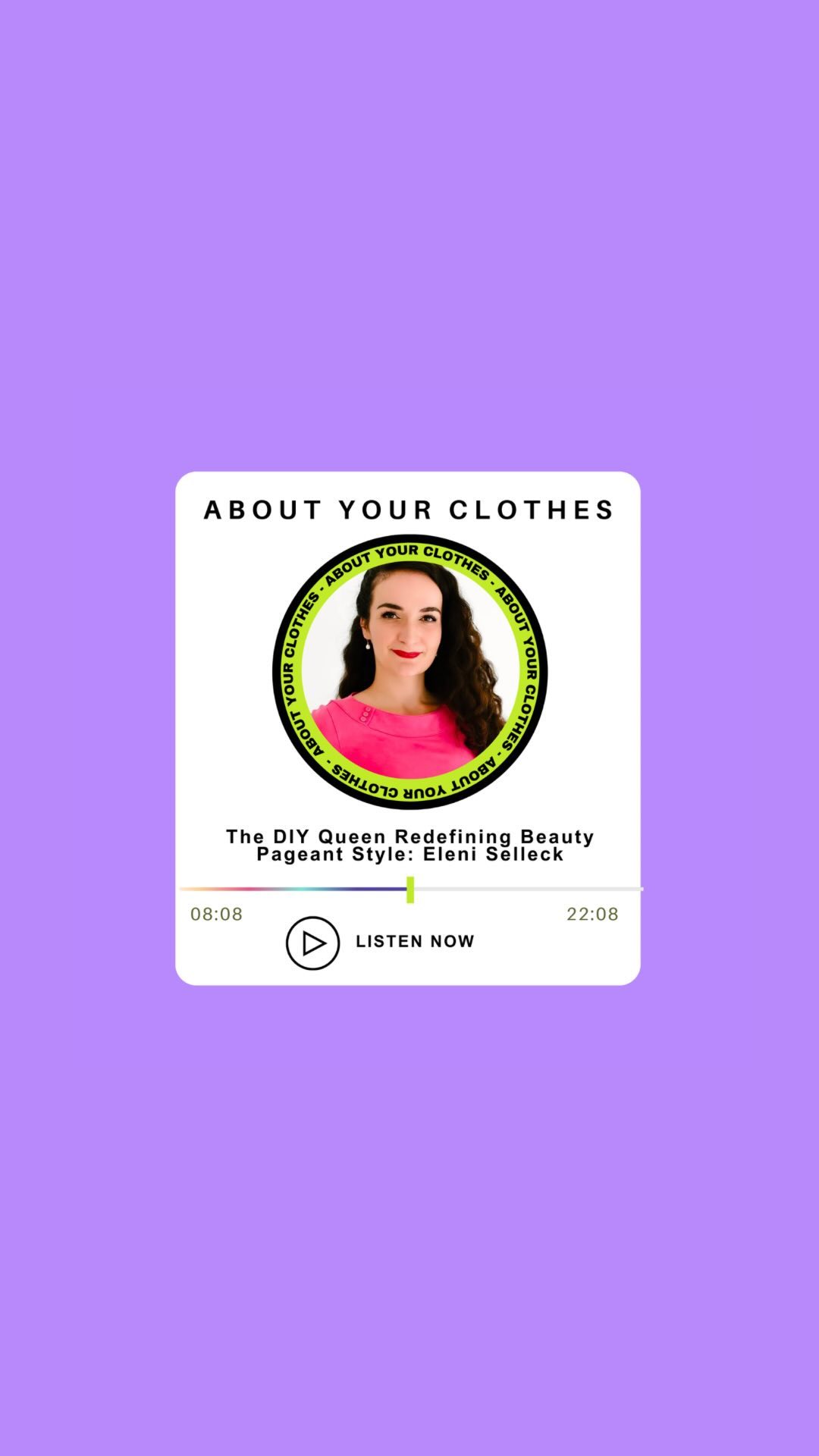 Surprise! About Your Clothes has a podcast 🎙️
My first ever guest is my wonderful friend Eleni @ohdarlingitsmrs 💜 Both Eleni and I are national finalists for @australia_galaxy_pageants and since meeting last year we’ve bonded over our mutual love of #fashion and #sustainability 🌿
Hear about Eleni’s awesome advocacy work with creating clothes for children in crisis and how Eleni uses fashion to empower others and herself ✨ What a legend.
The first episode is now available on 🟢Spotify🟢 - link in bio ✅
#australiagalaxypageants #GalaxyGirl2024