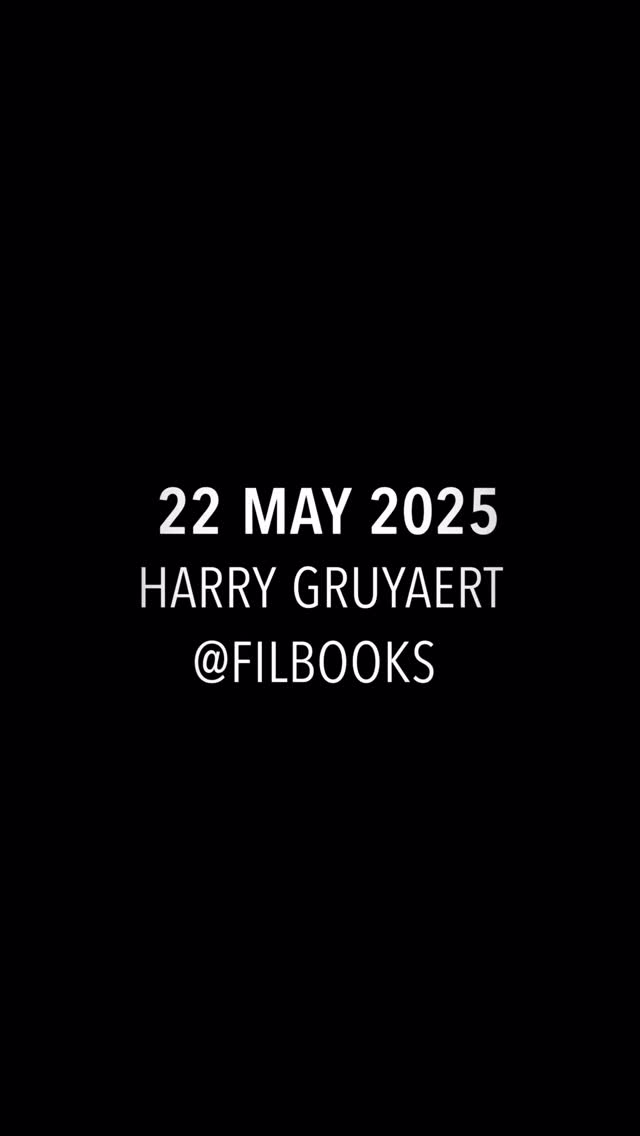 @harry_gruyaert, his beautilful books and his ice-latte was here at FiLBooks on warm spring evening in 2025. Thanks for everyone who stopped by today to celebrate the work of the pioneering @magnumphotos photographer. Was a great day to meet for the love of photography, under a green fluffy ivy ☘️