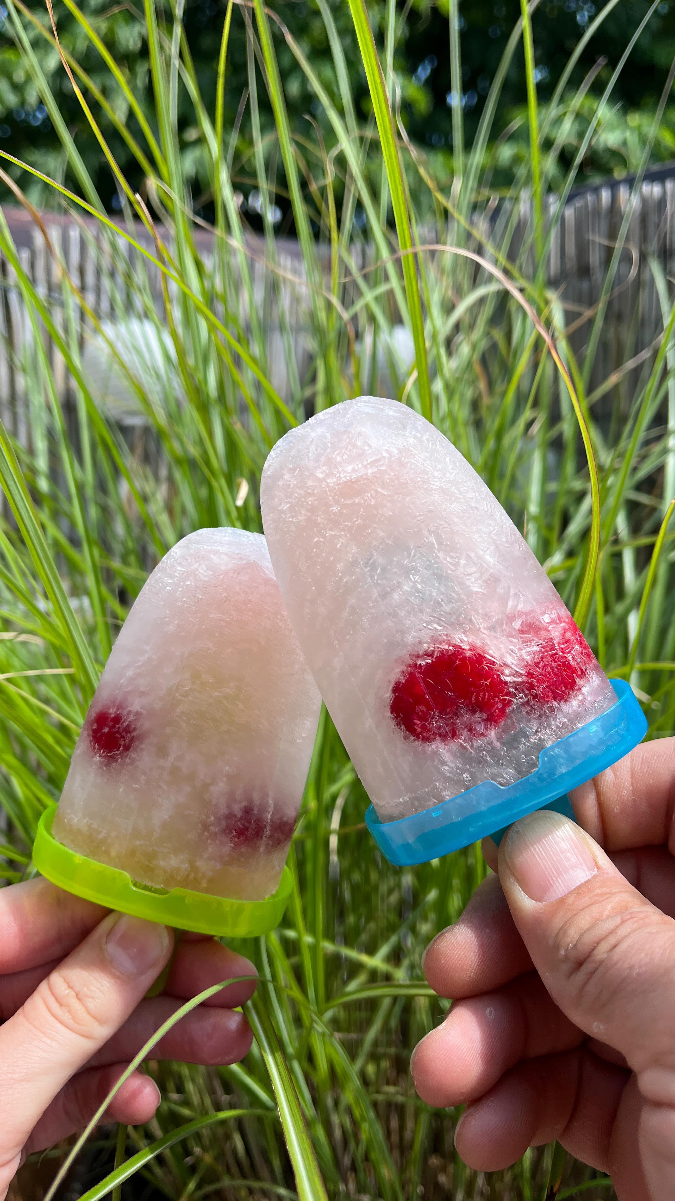 Erfrischung gefällig?
Wie wäre es bei dem warmen Temperaturen mit einem Himbeerspritz-Eis?
Was ihr dafür braucht?
- 2cl Himbeerlikör
- 2cl Himbeergeist
- 200ml Tonic Water
- ein paar Himbeeren
- Eisförmchen
Einfach alles mixen, in die Eisförmchen geben und über Nacht einfrieren.
Dann gibts am nächsten Tag eine leckere, spritzige Erfrischung!
#EdelbrennereiAichele #Schnaps #Likör #Eis #selbstgemachtesEis #EisamStiel #Ostfildern #Regional #Erfrischung #Himbeerspritz #Nellingen