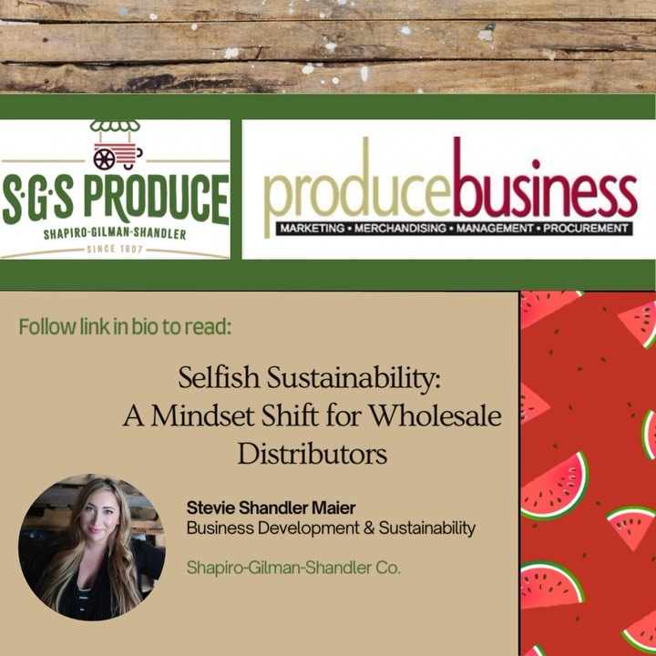 Sometimes a shift in mindset is all it takes!
>>Follow the link in our bio to read our latest take on sustainability in wholesale produce.
We would love to hear your thoughts!