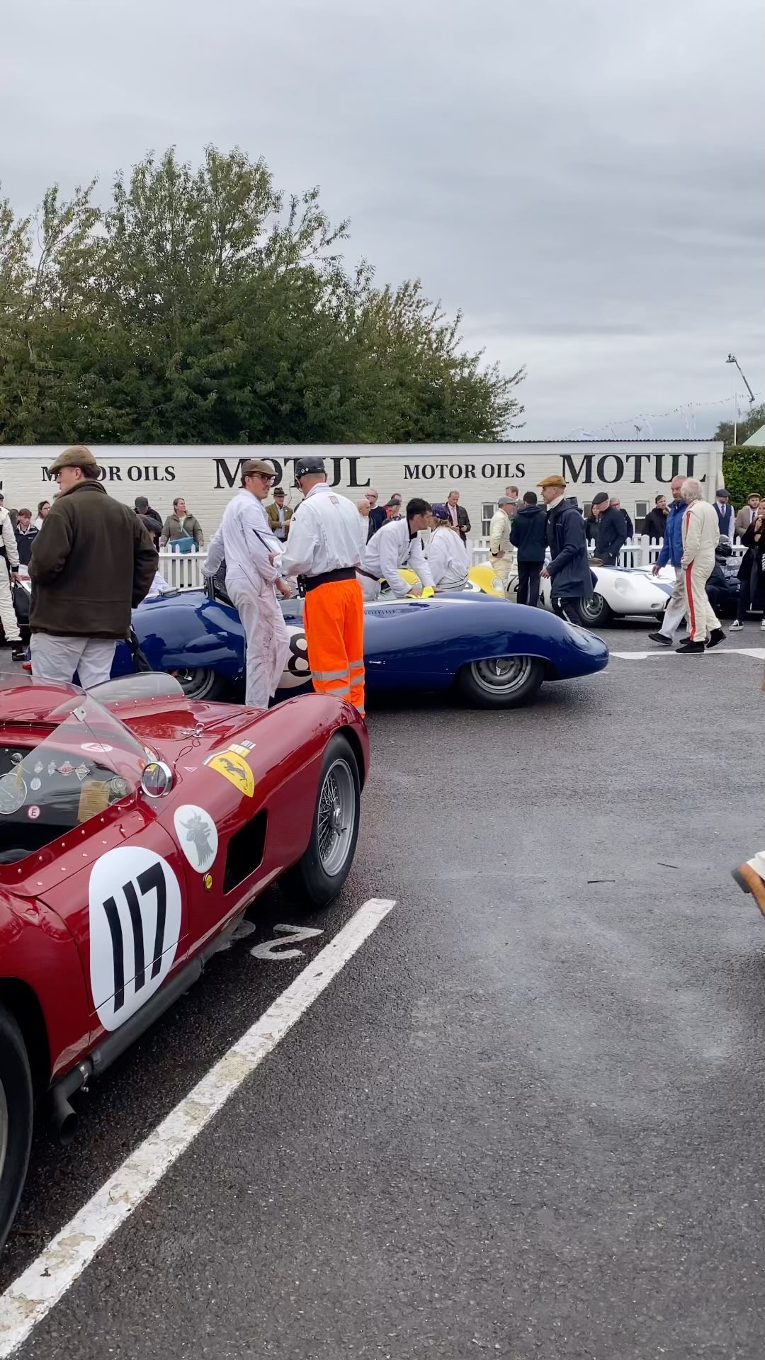 This was happening about this time last week. The Sussex Trophy at the Goodwood Revival.