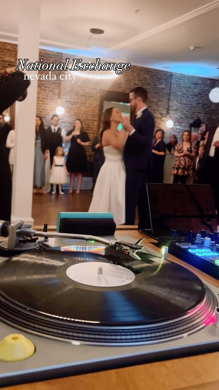 I finally got the chance to DJ at the @nationalexchangehotel in Nevada City and it was such a blast!
The couple had excellent taste in music and understood how it can be such a personal feature of the day, and how much FUN it is to have the perfect soundtrack. I’m so thankful they trusted me and were stoked with the results!
This vendor team of @wildandlovelyevents and @roseannbathphoto are not only wonderfully thoughtful and highly skilled, they are amazing human beings! (Book them if you’re able!)