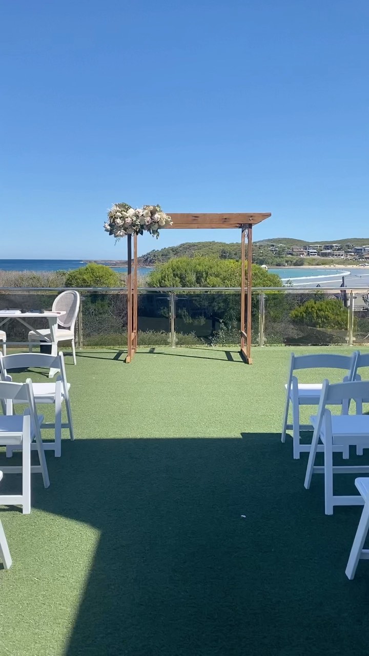 Magical day at @weddings_saltwaterfingalbay yesterday marrying Liv and Brett. 💕