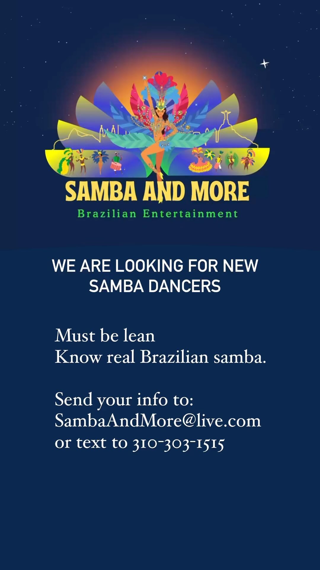 #casting #audition #dancers #sambadancer