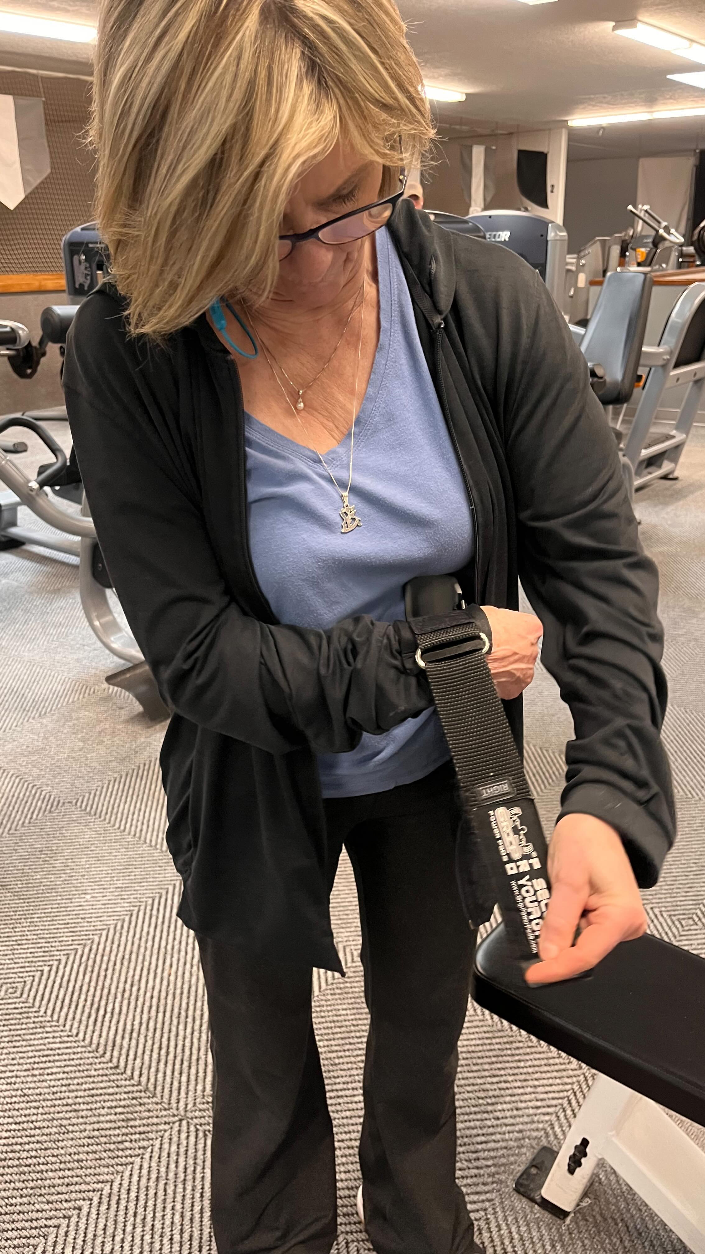 I wanted to share a personal story about my fitness journey. Years ago, I had a stroke that left me with a paralyzed right hand. It made it difficult for me to perform exercises with weights that required gripping. I reached out to Joni Neilson, Ifbb Pro (an excellent trainer) for help with my training. She suggested using lifting hooks, which have been a lifesaver for me. I’m so grateful to Joni for introducing me to this helpful tool! Thank you, Joni!!!
Photo/video by @clairesalness