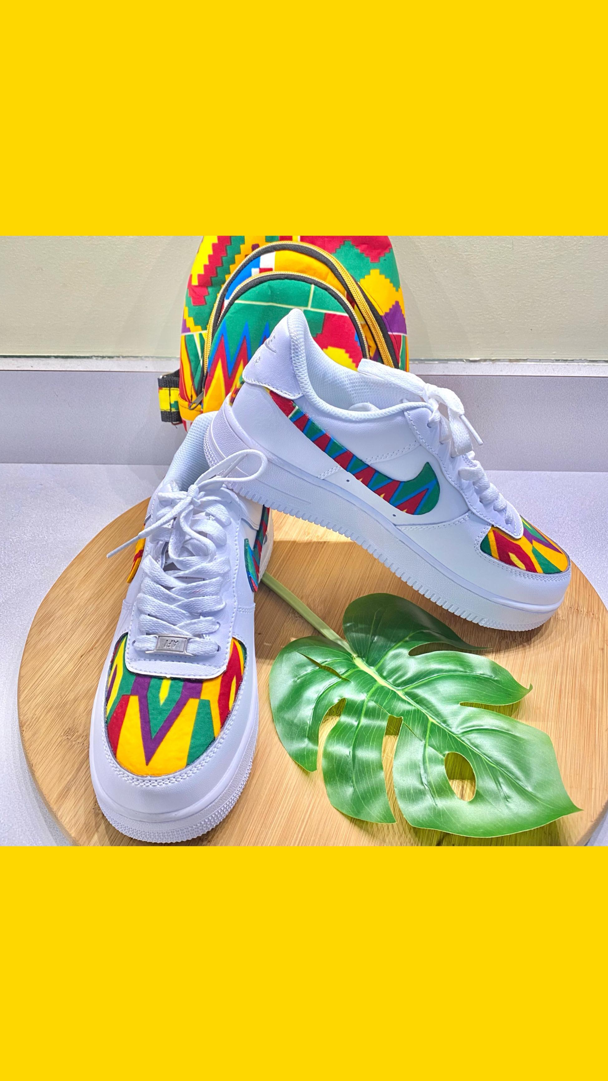 Custom Nike A1 from Ghana 🇬🇭
Leave a ❤️ in the comments if you love these, and click the linkin.bio to learn more!
.
.
.
.
.
.
#custommade #shoes #sneakers #nike #airforce1 #afroprint #crossbodybag #buckethat #colorful #creative #culture #international #art #artist #talent #collective #giveback #support #nonprofits #community