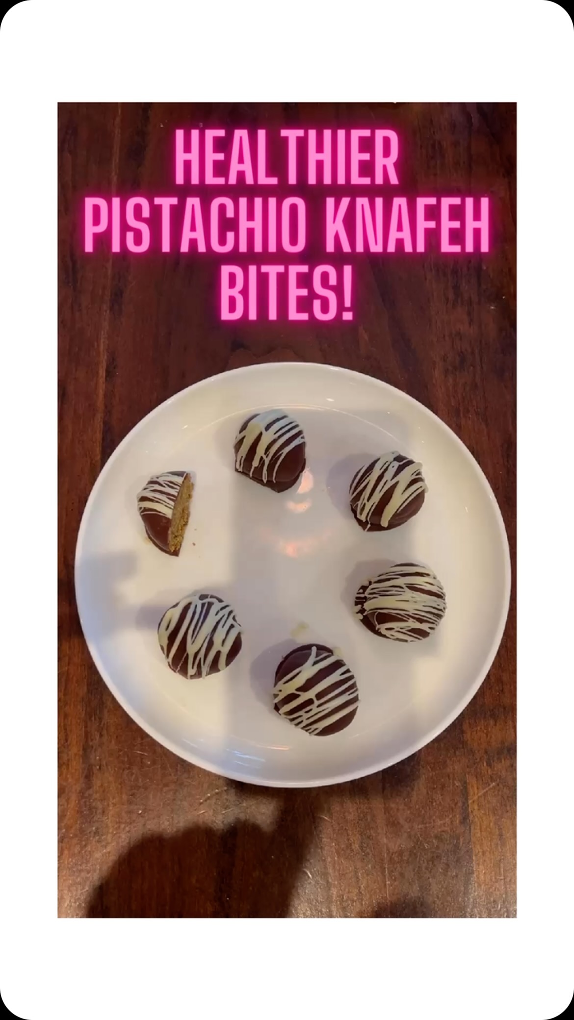 Healthier Pistachio Knafeh (kunafa) chocolate bites!
When I first saw the viral kunafa chocolates, I was honestly a bit confused. My partner is Egyptian and my mother-in-law makes fabulous kunafa, but it is a dessert pastry that is stuffed with a cheese mixture and dipped in honey syrup. It is incredibly popular in this incarnation though, so I decided to make a healthier version of it, and it is absolutely delicious! You can add protein powder, or chia seeds if you want, it’s very adaptable. If you want it a little more similar to the viral version, just add more of the pistachio cream.
Healthier Pistachio Knafeh (kunafa) chocolates
¾ cup kataifi (thinly sliced phyllo dough)
½ cup oat flour
½ cup ground flax
Pinch salt
2-3 Tbsp maple syrup (depending on how sweet you like it)
1Tbsp Tahini
½ cup pistachio cream
2 tsp vanilla
Pinch salt
For Coating
¾ cup chocolate
½ tsp Coconut oil (optional)
Chop the kataifi into pieces and toast in a pan with a spray of oil until golden brown, let cool. Mix Kataifi shreds in a bowl with the oat flour, ground flax and salt. Add the pistachio cream, tahini, maple syrup, and vanilla, and mix well. Form into balls (I used a little icecream scoop). Dip in melted chocolate and refrigerate until firm. Enjoy!
#PlantBasedTreats #viralchocolate #NoBakeDessert #pistachiochocolate #knafeh #EasyVeganSweets #healthychocolatec #ChocolateLovers #2ingredientchocolatecake #eviraldessert #SweetTreats #EasyRecipes #ChocolateHeaven #ThreeIngredientsOnly #EasyVeganEats #MindfulEating #InstaFoodie #homemade #gp #doctormom #your_lifestyle_doctors