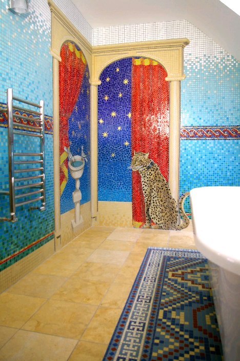 "Feels like the real thing"
Looking for a bathroom with the absolute WOW factor - here's one from our archive!
Create your very own selfie destination in your home 📸
#extravaganthomes #luxurybathroom #bathroomselfie #leopard #hyperrealism #trompeloeil #byzantinestyle #luxurydesign #wowfactor #bigcats #extravagance #lovemybathroom