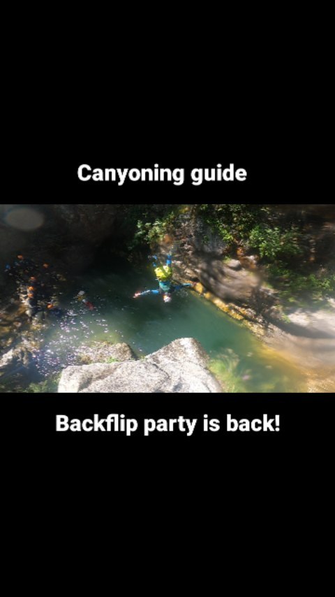 ¡Backflip party is back! con @miscelania
.
.
.
#barranquismo #canyoneers #canyoning #ordesa #ainsa #Pirineos #pyrenees #ordesa #boltaña #huescalamagia