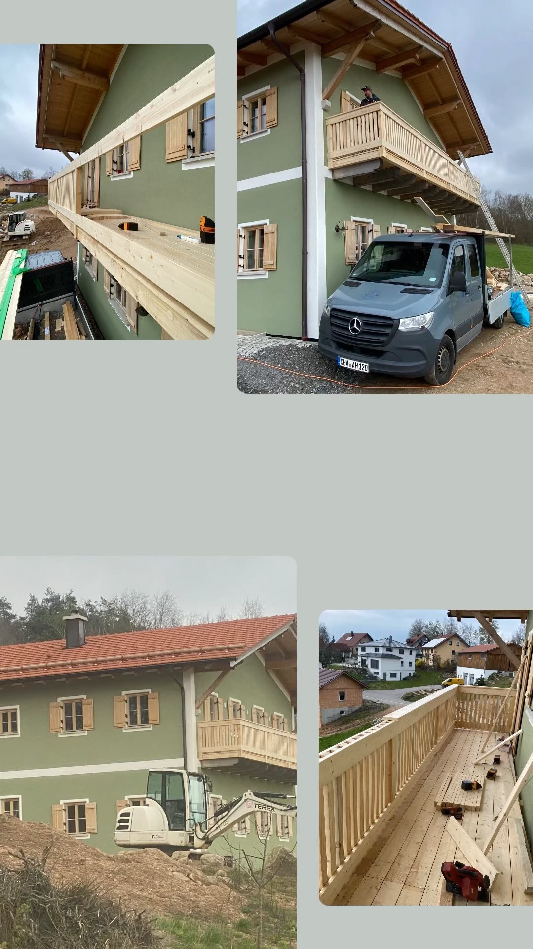 Der Sommer kann kommen! Der neue Balkon fügt sich perfekt ins Gesamtbild!
#balkon #holzbau #fichte #oberpfalz #tradition #Bauernhaus #bauenmitstil #wasmitholz #cham #regensburg #bayrischerwald🌳🌲 #holziholziholz #natur