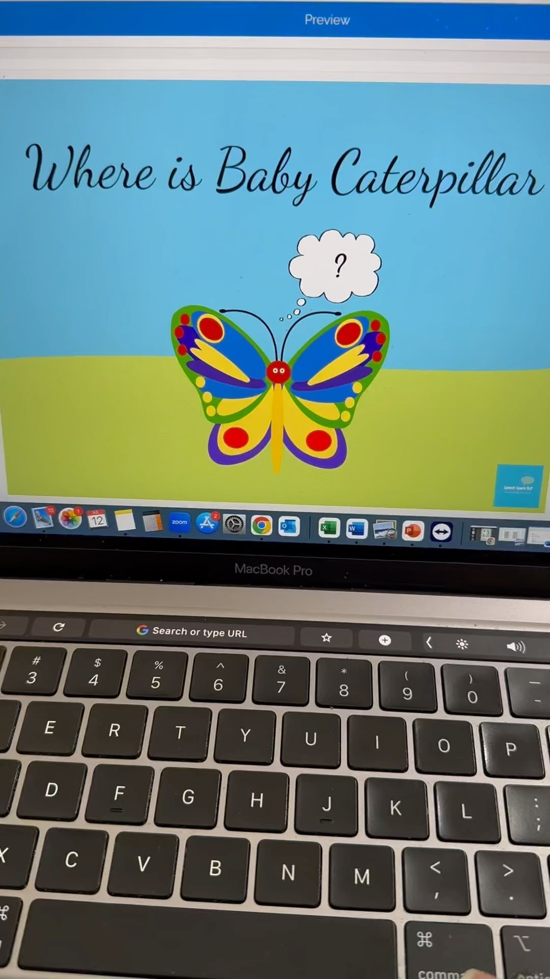 This Teletherapy Thursday features @boomlearning ! I don’t think I go a teletherapy session without doing some boom cards! They are so fun, engaging and interactive. Here I have made my own starring a mommy butterfly. DM for the link :)