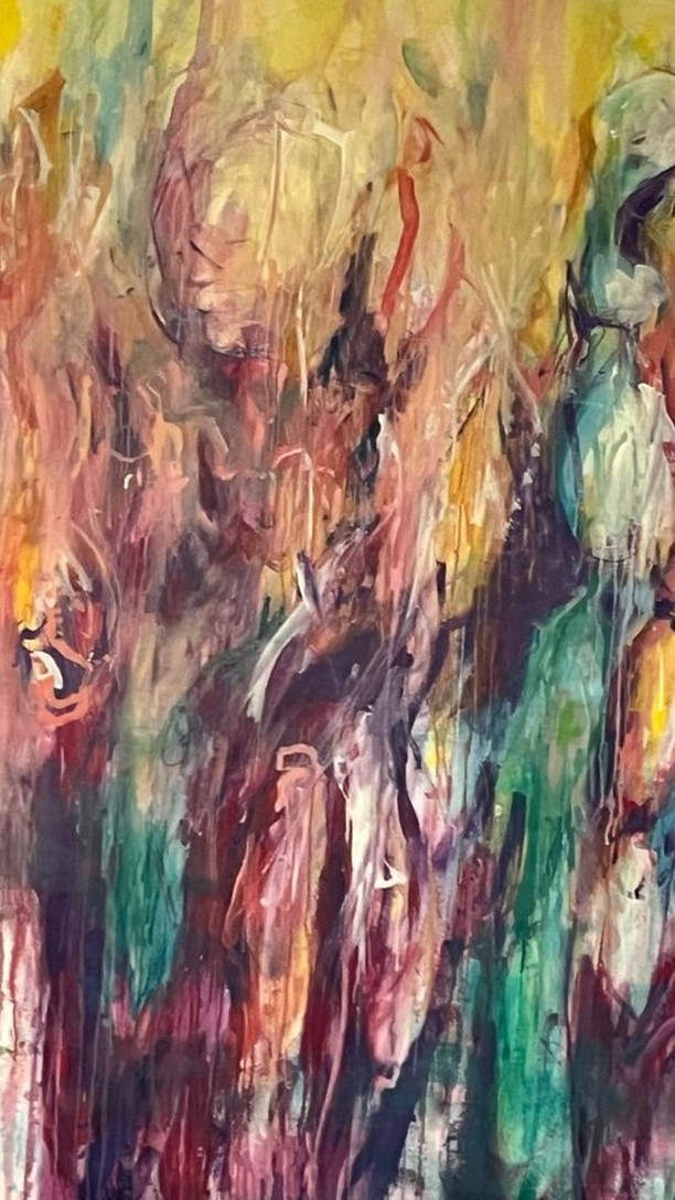 Mein "größter" Auftrag bisher...
#malsalon #acrylicpainting #acrylic #modernrealism #actionpainting