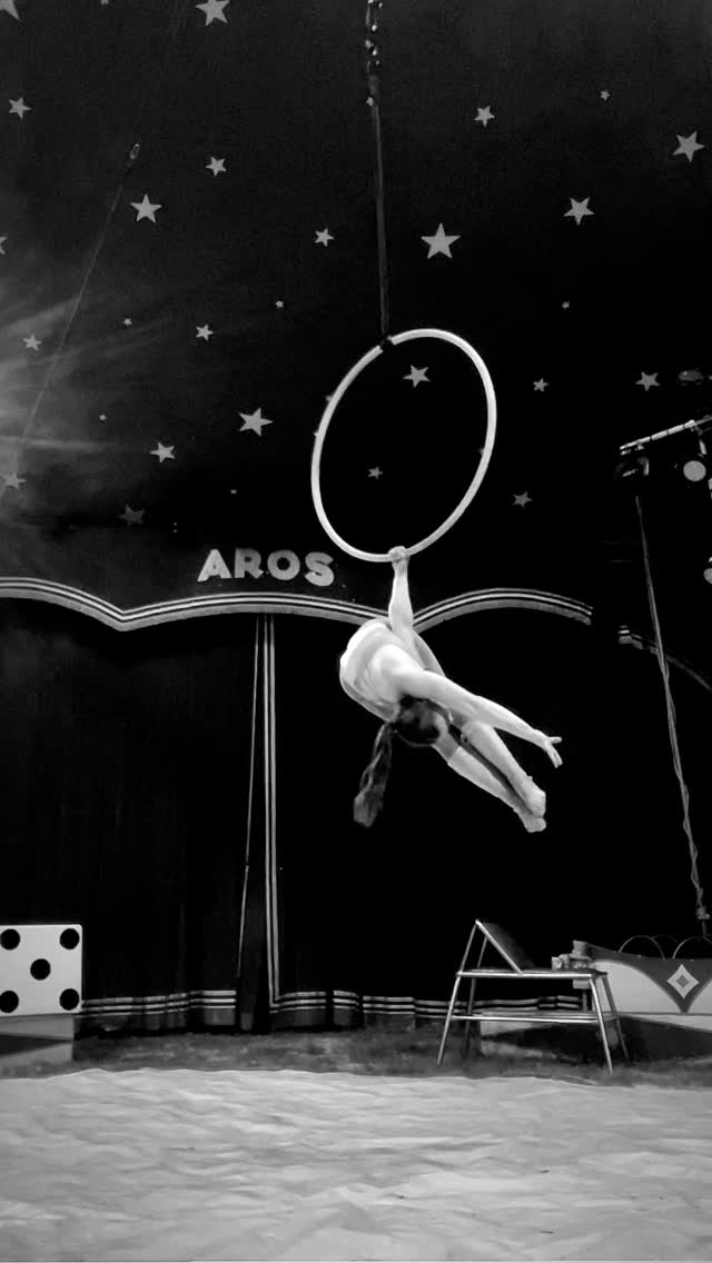 What does a circus artist do on her day off?