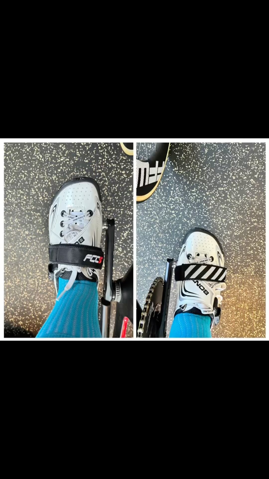 We've been trying out the @fccscycling and @velobike.co.nz track straps. Both are excellent systems and the only tangible difference between the two is strap placement on the shoe. #trackcyclingsprinter #velodrome #velo #fixe #cyclingtech
