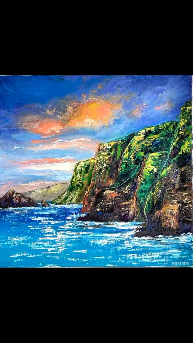 This painting challenged me in every way.
Cliffs, sky, ocean—things I don’t usually paint.
It took time, trial, and a lot of stepping out of my comfort zone.
But it’s more than just a new technique—
It’s a piece of a place that holds something sacred for me.
Pololū Valley isn’t just beautiful.
It’s somewhere I feel something deep.
I’m proud of this one—for the process, the place, and the energy it carries.
#PololuValley
#LandscapePainting
#OilPaintingArt
#MontrealArtist
#CanadianArtist
#PaletteKnifePainting
#ArtWithEmotion
#InspiredByNature