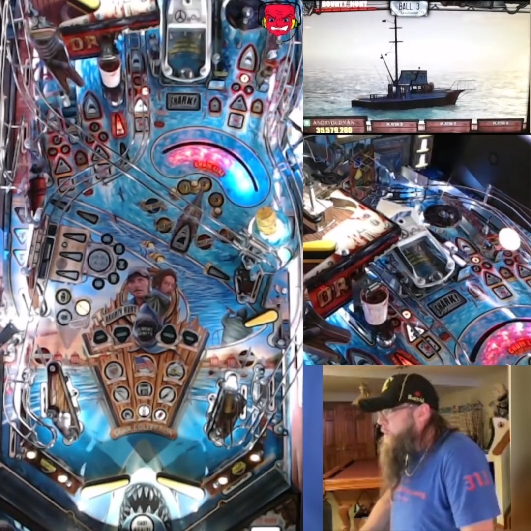 Anyone else having major airball problems with #jaws? Please comment with a suggestion before my plastics start getting smashed.
When I shoot from left flipper towards reel they fly like #superman .
Has @sternpinball or any third party made a mod or airball guard for this yet?
As a free way to support my content consider following my Twitch stream:
Twitch.tv/angryoldmangamingofficial
AngryOldManGaming.com
.
.
.
.
.
.
.
.
.
.
.
.
.
.
.
.
.
.
.
.
.
.
.
.
.
.
.
@angryoldmangaming.official #retrogaming #twitch #twitchaffiliate #epicpartner #avengers #smallstreamersconnect #mandalorian
#jurassicpark #pinballlife #strangerthings #LordOfTheRings #pinball #ifpa #love #angryoldmangaming #Deadpool #follow4followback #pinballwizard #followforfollowback #gamerlife #godzilla #xmen #likesforlike #like #grandchampion