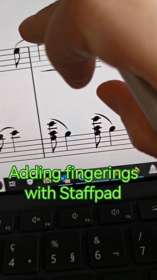 Writing music with @staffpad_
#fingering #notation #composer #newmusic #creatingmusic