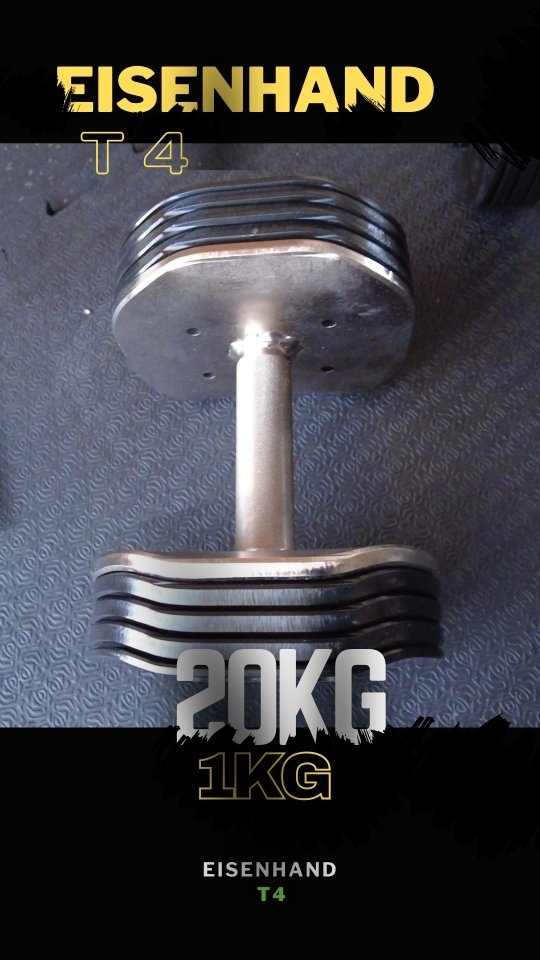 26kg entladen auf 20kg mit 1kg Gewichtsplatten
#Kurzhantel #Bodybuilding #Powerlifting #Training #Homegym #Kompakthantel #Krafttraining #Kurzhanteltraining #Fitwerden #Trainingzuhause #Hanteln #eisenhand