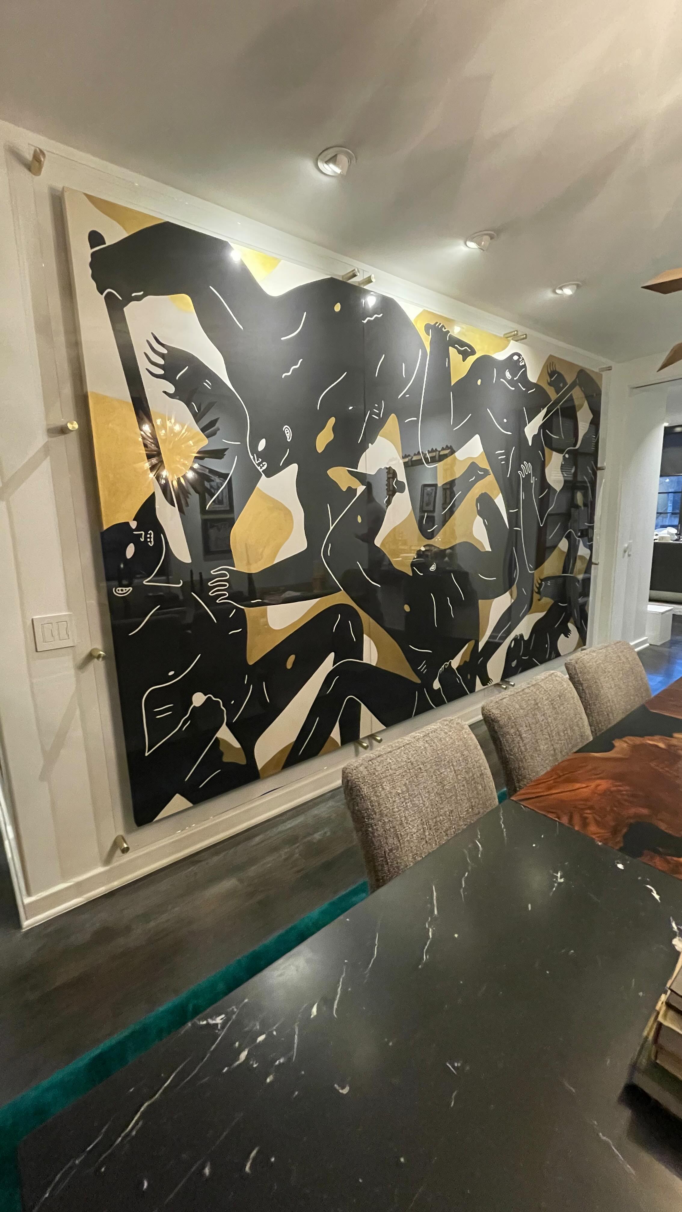 We had a client want to cover their rather large piece with a clear facing to protect it. We came up with a more cost effective way than getting straight museum glass and we think this three panel acrylic facing looks pretty sweet! What do you think?
Click the link in bio to book your professional art installation
.
.
.
.
.
.
.
.
.
.
#denverart #denverartists #denverartist #denverartscene #denverartdistrict
#denverdesigner #denverdesign #interiordesign #coloradodesign #denverdesign #interiordesigner #art #decor