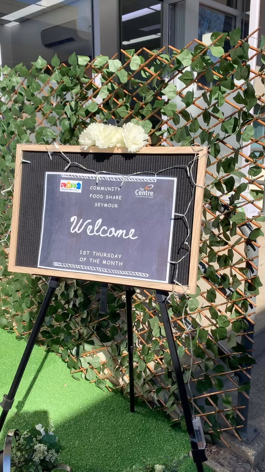 Open today. Come on over to grab some food. #healthykidsmitchell #foodforall