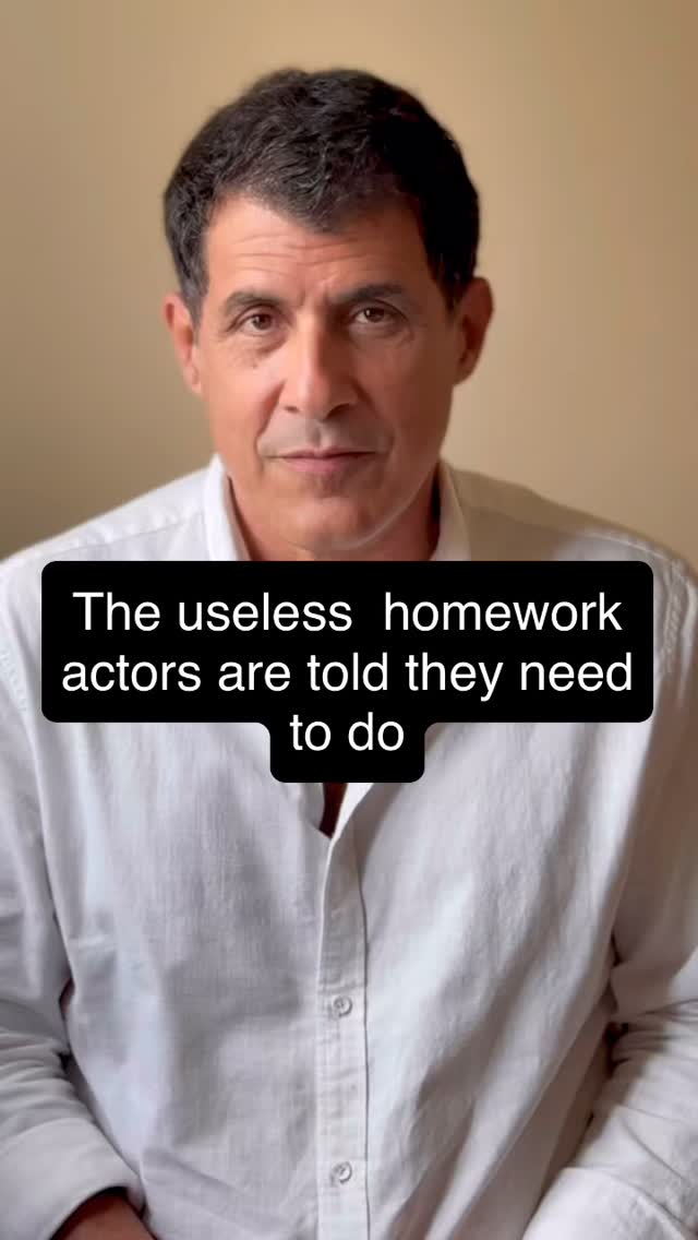 There are more important things to focus on than the minutia of your character’s origin. #reallifeactor #jeffseymour #actingcoach