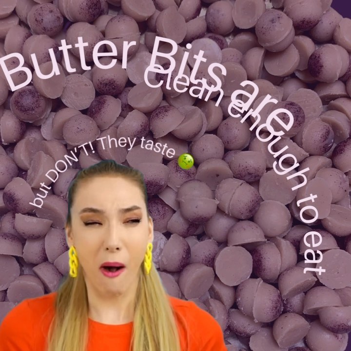 Nothing but plant-based butters, oils and … berries and veggies 🥕!! Yes it’s true. Everything down to the color is plant-based.
So since some of you are asking, yes you can eat it. Just know that there’s no salt or sugar so it probably tastes horrible.