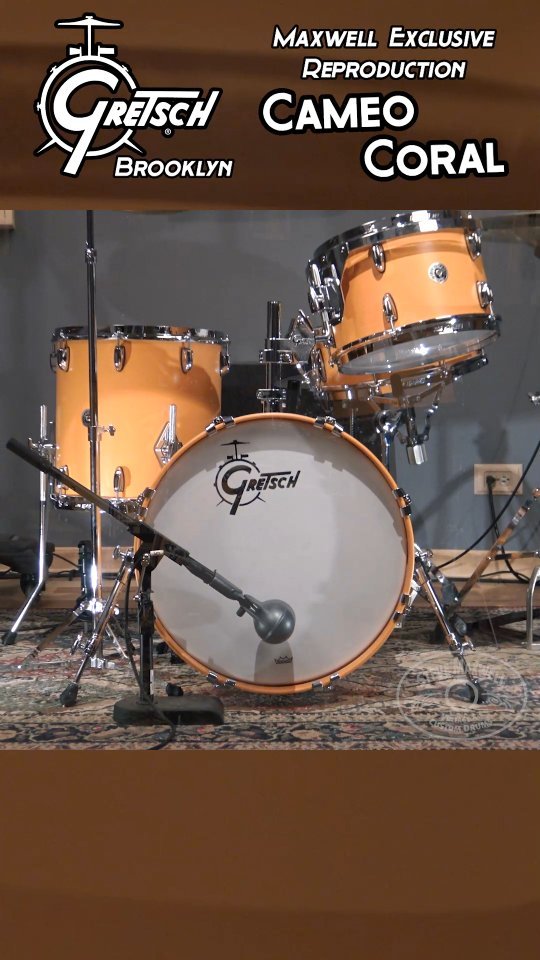 They've finally arrived! Our exclusive finish Cameo Coral! Based on an incredibly rare 50s finish from Gretsch, these reproductions are absolutely stunning -- and dead-on to the original! Available in Brooklyn, USA Custom, and Broadkaster. Reverb link on our bio!
.
.
.
#vintage #custom #gretsch #drums #jazz #bop #exclusive #coral